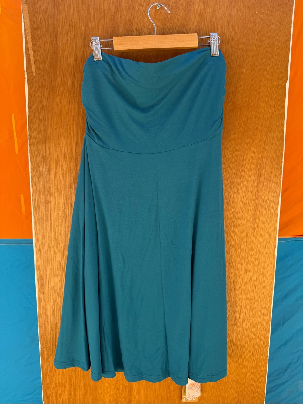 OGL Flowy Ruched Midi Skirt